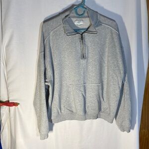 Aerie Gray Pullover Sweatshirt, Size Medium EUC